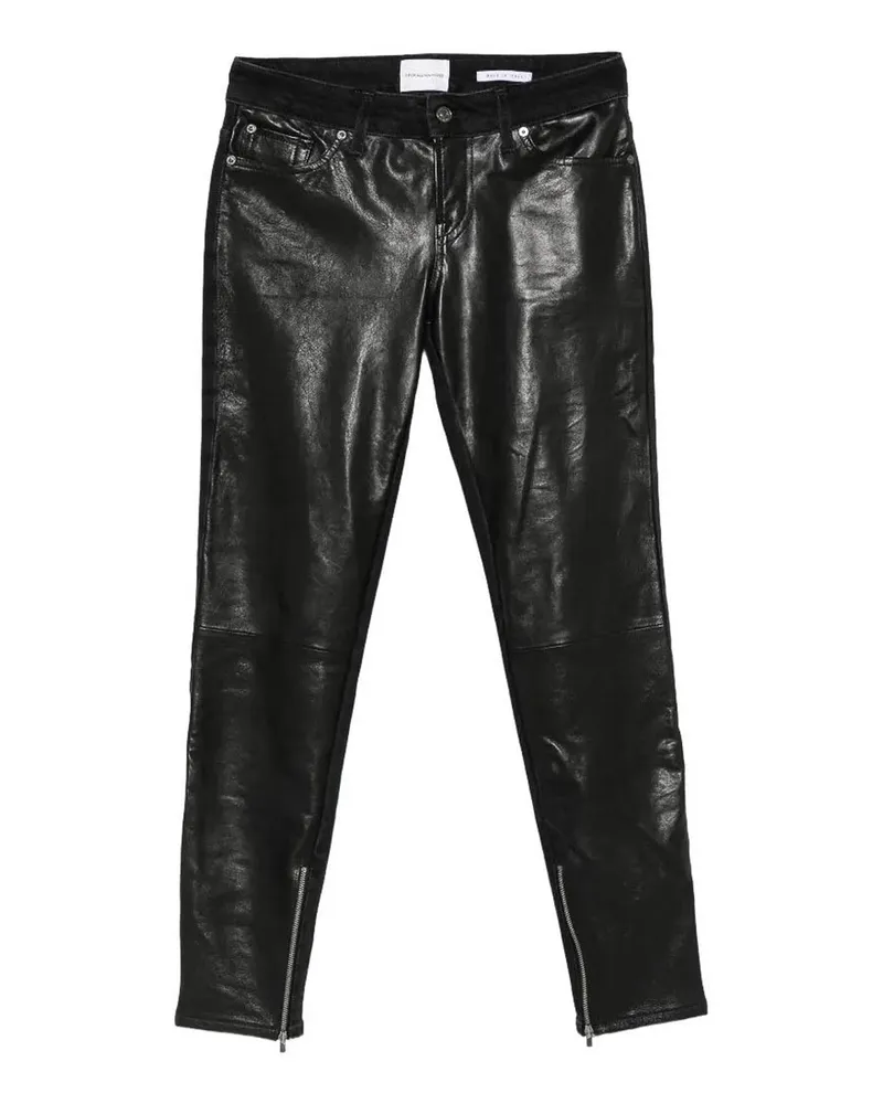 7 for all mankind Straight Leg Jeans - Schwarz Schwarz