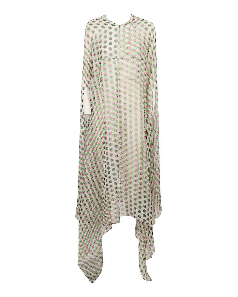 Dries van Noten Knielanges Kleid - Hellbeige Hellbeige