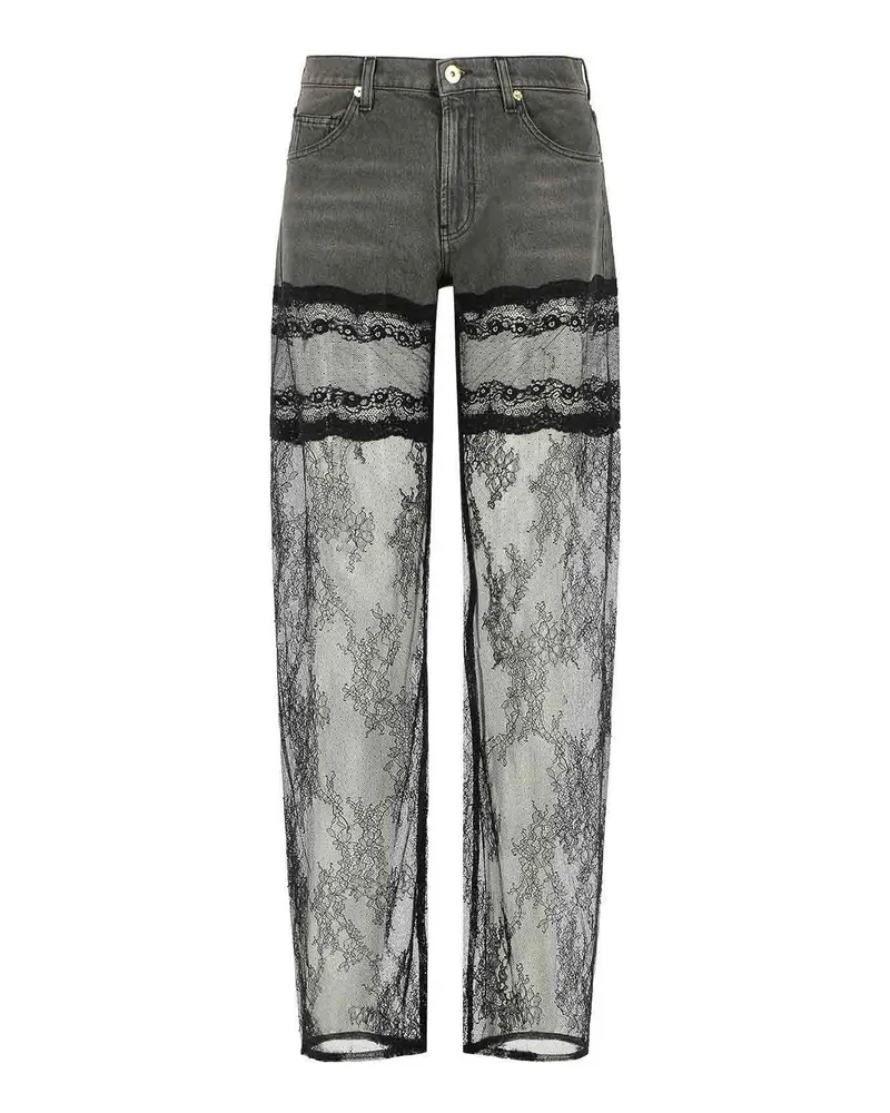 Blumarine Straight Leg Jeans - Grau Grau
