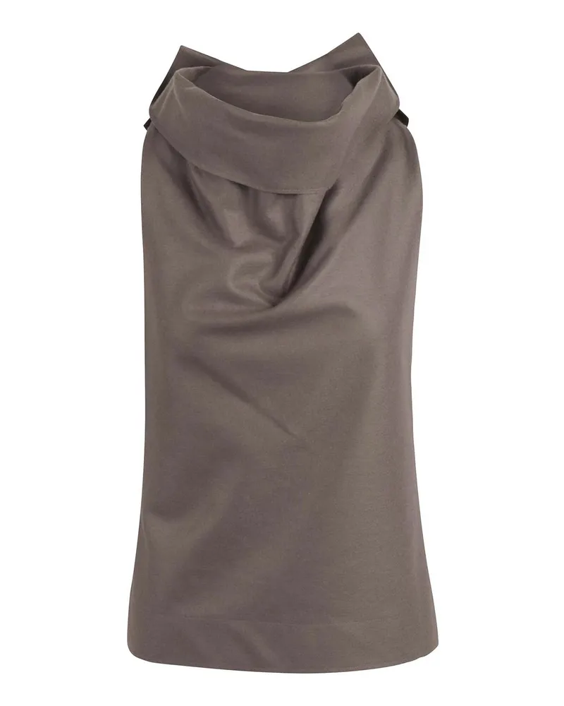 Issey Miyake Top - Grau Grau