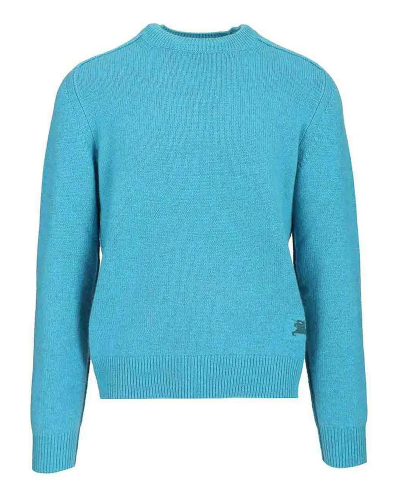 Burberry Rundhalspullover - Hellblau Hellblau