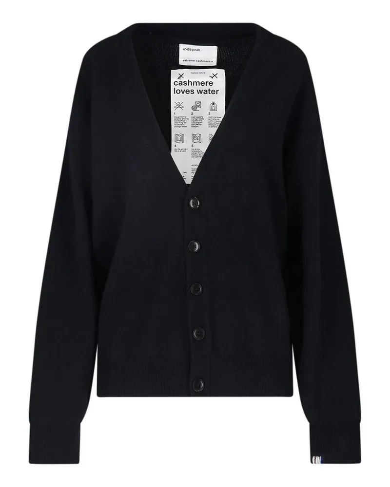 extreme cashmere Cardigan - Schwarz Schwarz