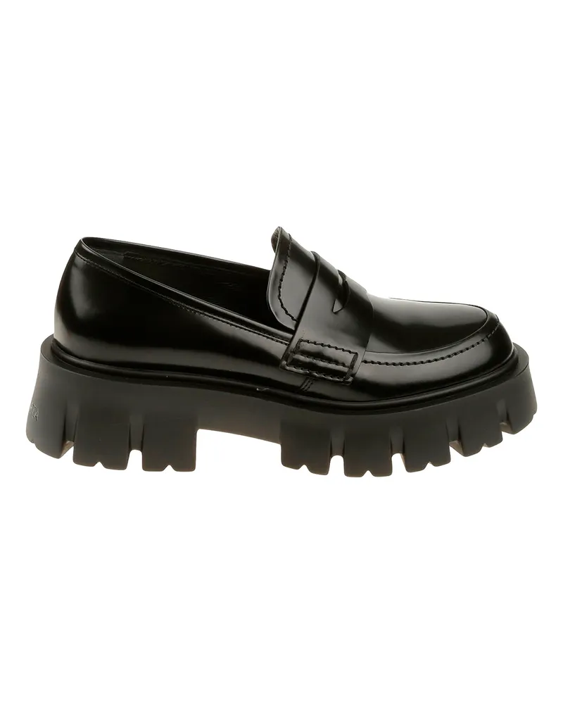 Premiata Mokassins Schwarz