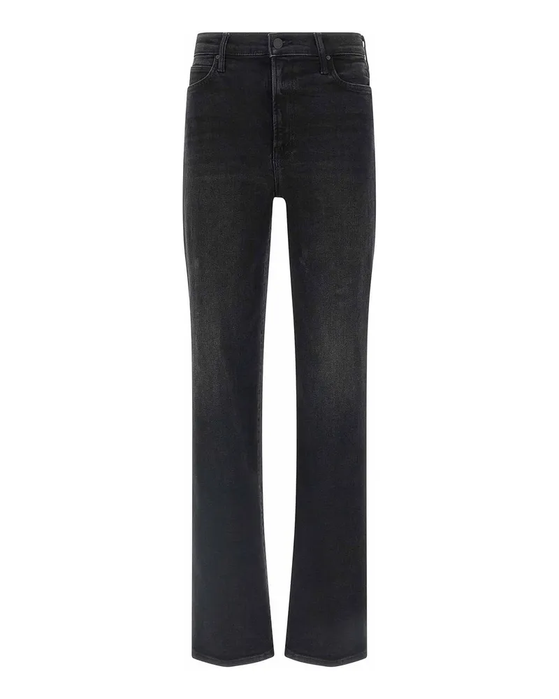 Mother Straight Leg Jeans - Schwarz Schwarz