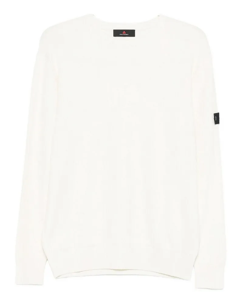 Peuterey Rundhalspullover - Weiß Weiß