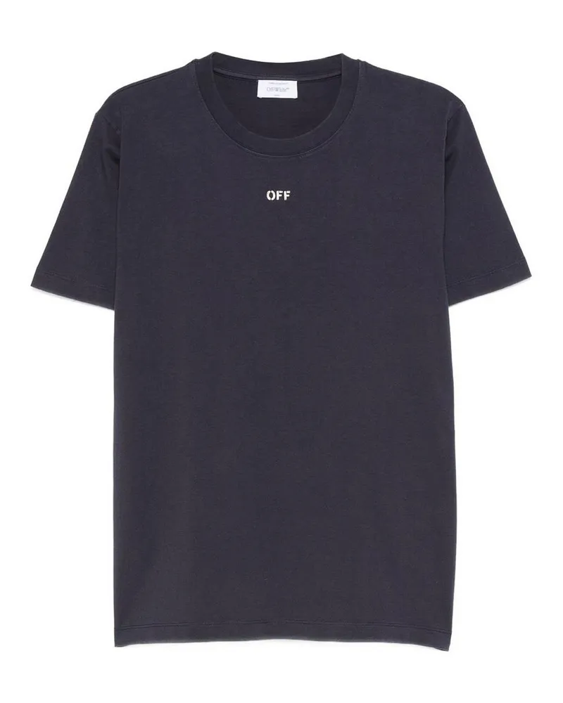 OFF-WHITE Rundhalspullover - Blau Blau