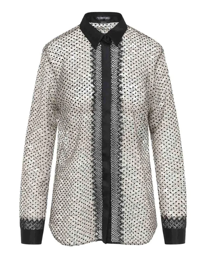 Tom Ford Hemd - Schwarz Schwarz