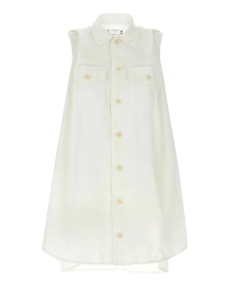 Sacai Kurzes Kleid - Weiß Weiß