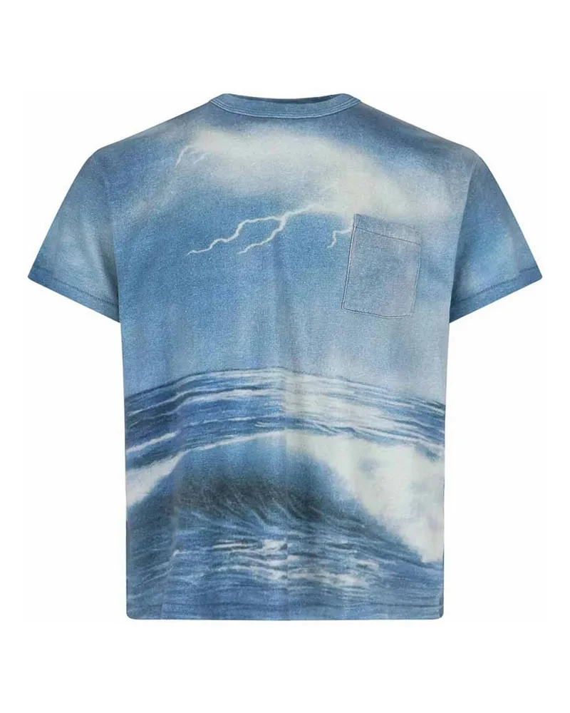 ERL T-Shirt - Blau Blau