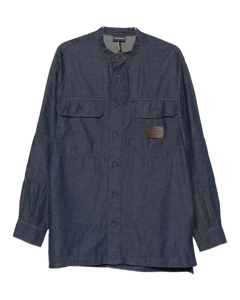 Emporio Armani Hemd - Blau Blau