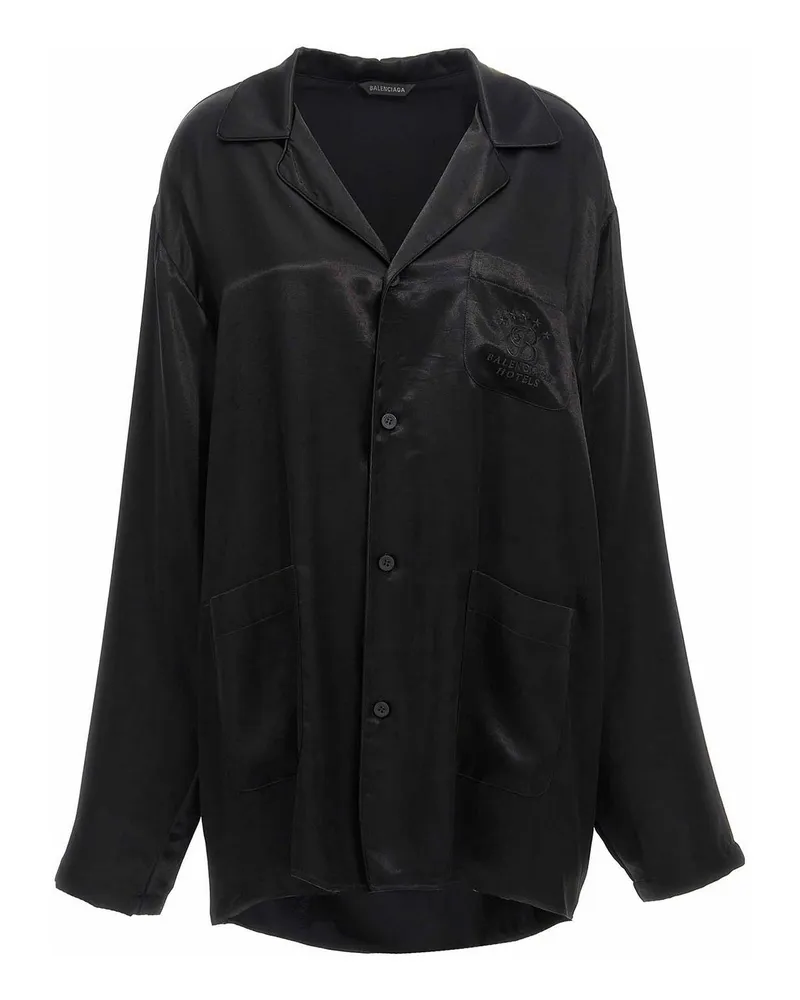 Balenciaga Hemd - Schwarz Schwarz