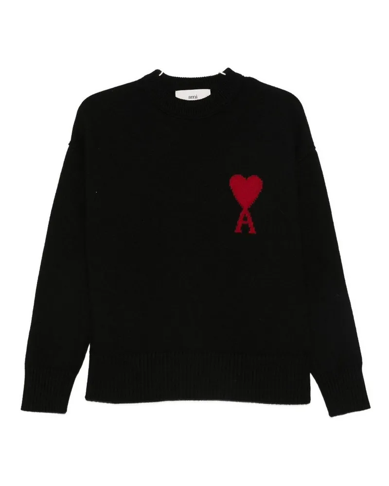 AMI Paris Cardigan - Schwarz Schwarz