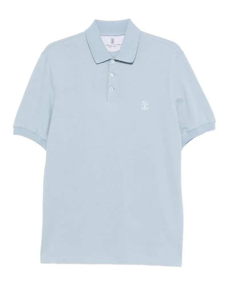 Brunello Cucinelli Poloshirt - Blau Blau