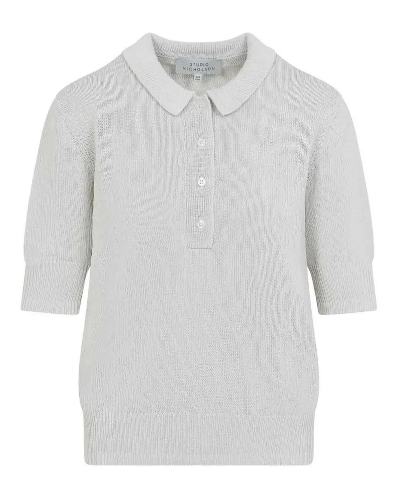 Studio Nicholson Poloshirt - Grau Grau