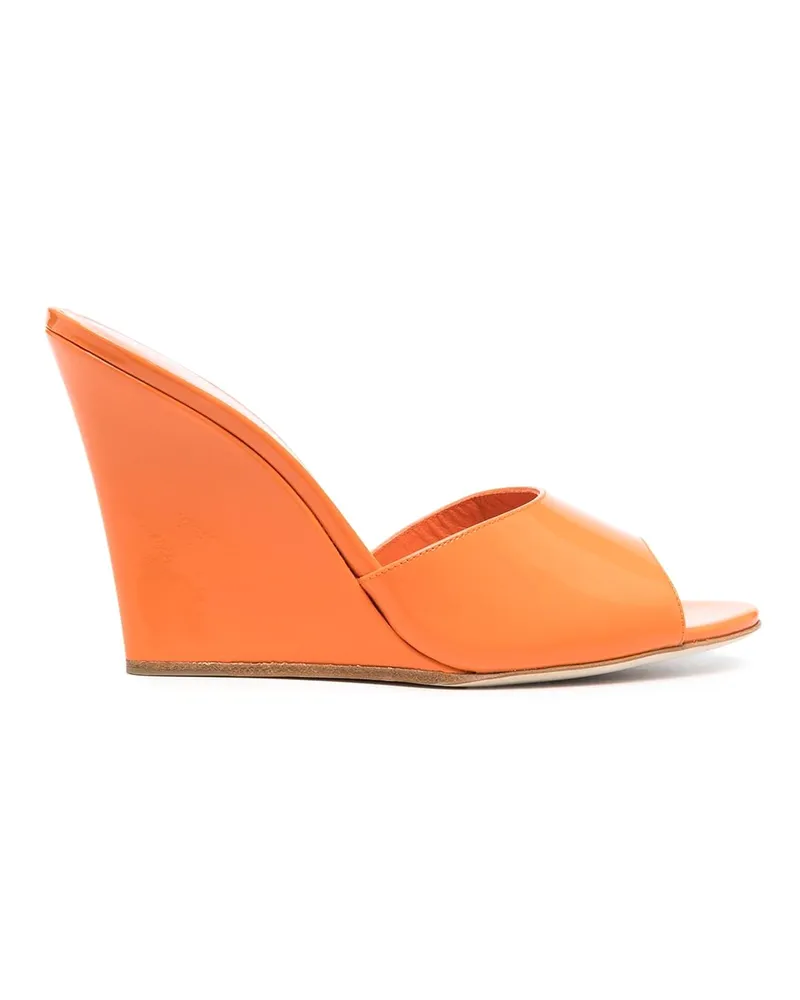 Paris Texas Mules - Orange Orange