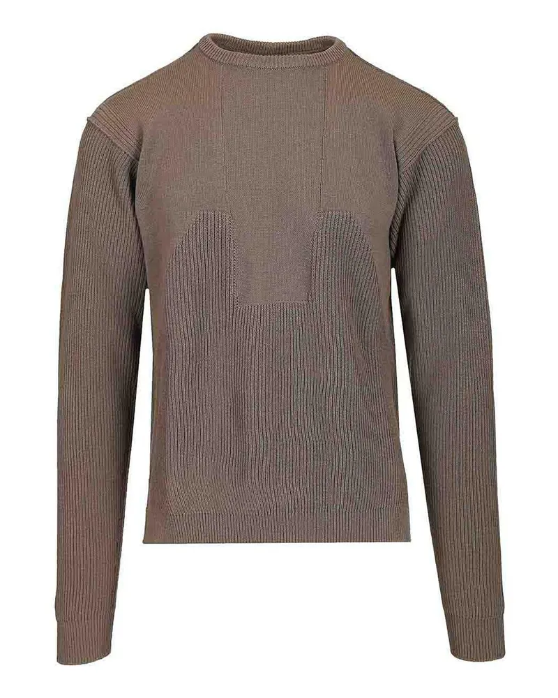 Rick Owens Rundhalspullover - Beige Beige