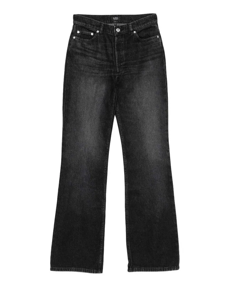 A.P.C. A. P.C. Straight Leg Jeans - Schwarz Schwarz