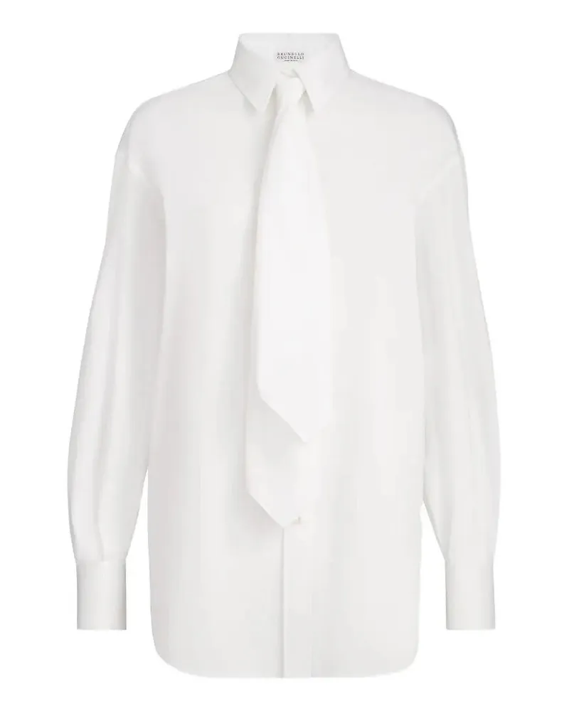 Brunello Cucinelli Hemd - Weiß Weiß