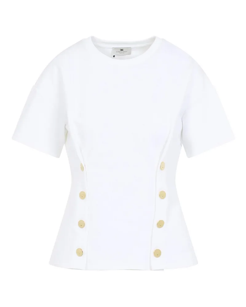 Elisabetta Franchi T-Shirt - Weiß Weiß