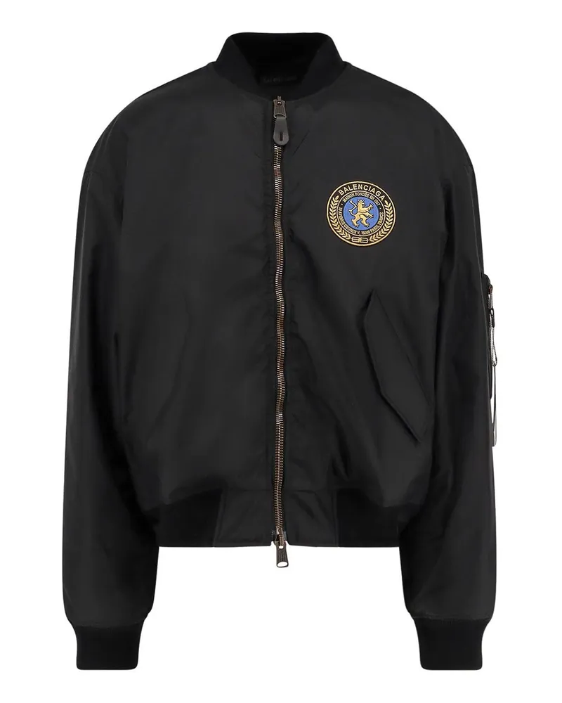 Balenciaga Bomberjacke - Schwarz Schwarz