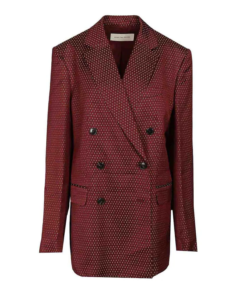 Dries van Noten Blazer - Dunkelrot Dunkelrot
