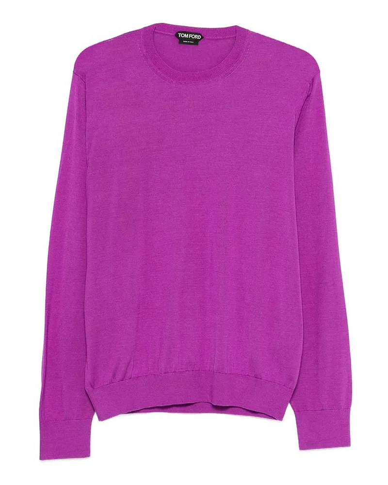 Tom Ford Rundhalspullover - Lila Lila