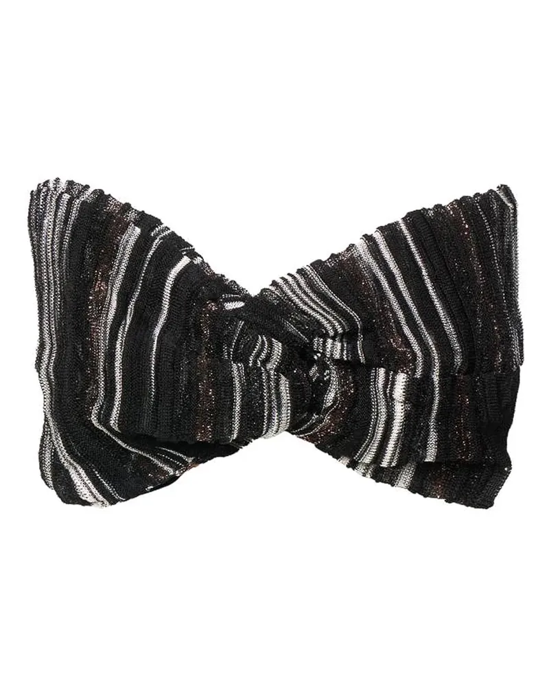 Missoni Stirnband Schwarz