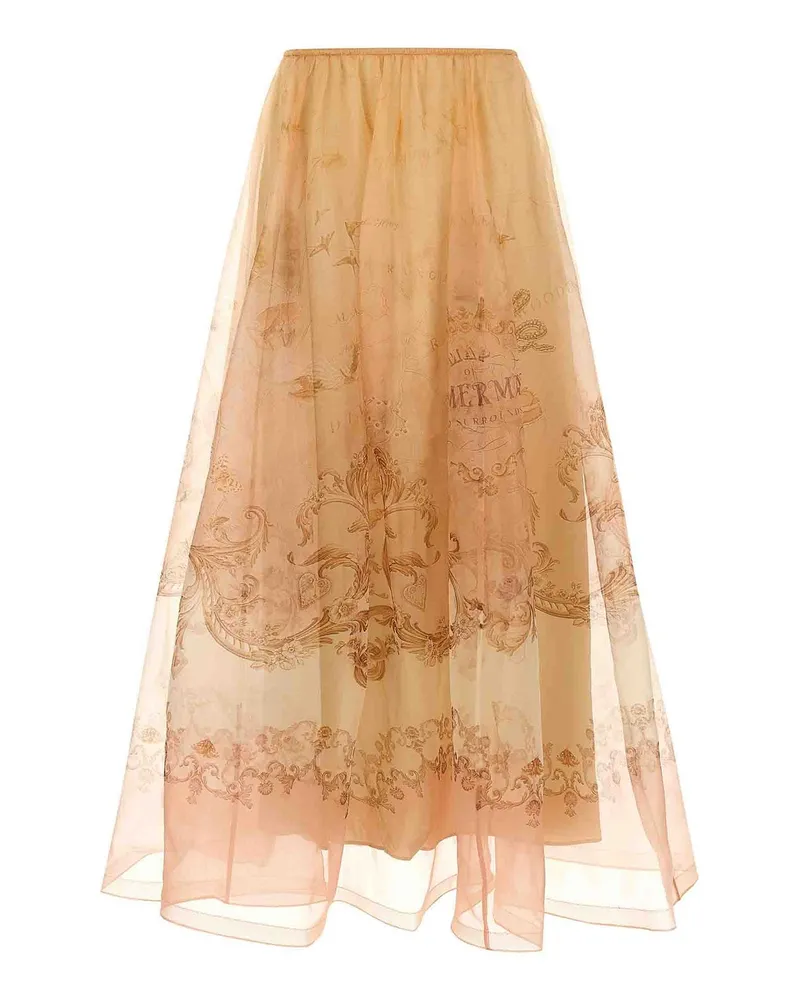 Zimmermann Langer Rock - Beige Beige