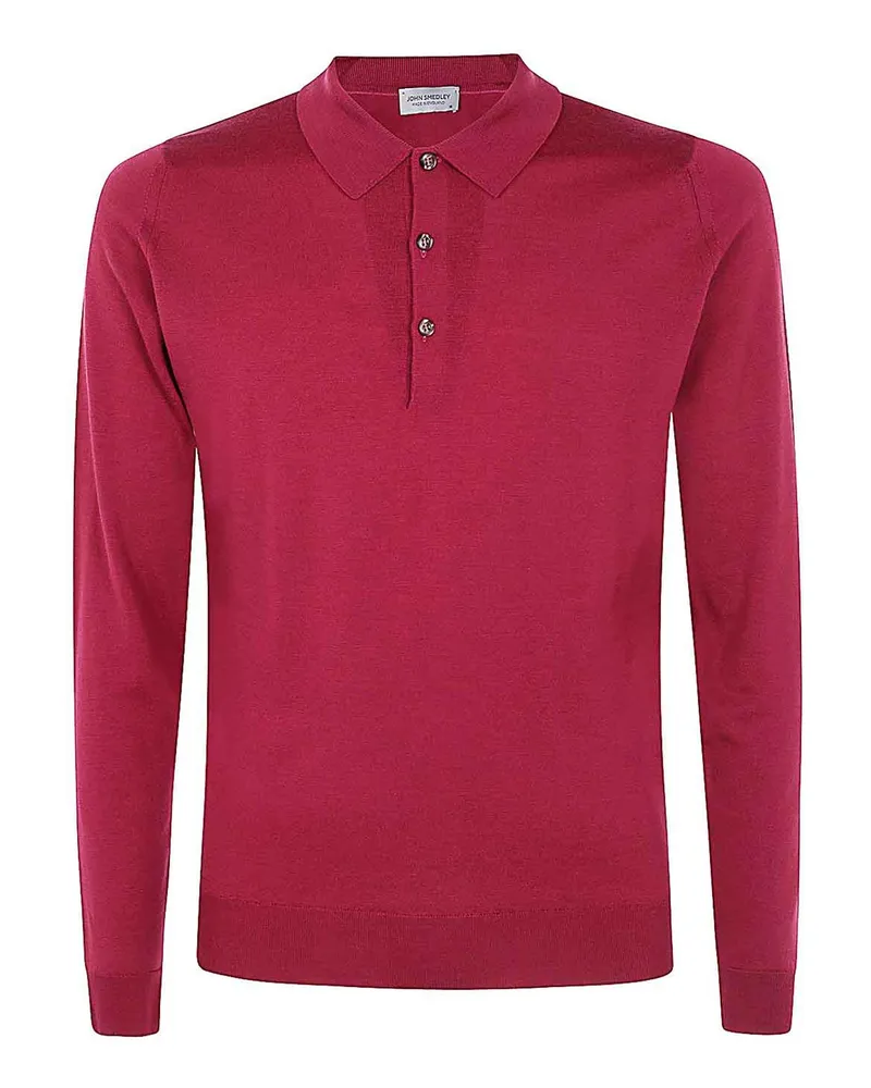 John Smedley Hemd - Rot Rot
