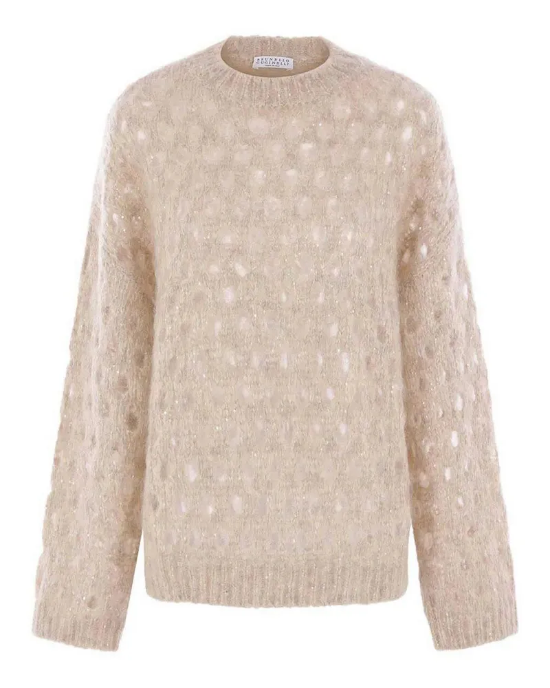 Brunello Cucinelli Rundhalspullover - Beige Beige