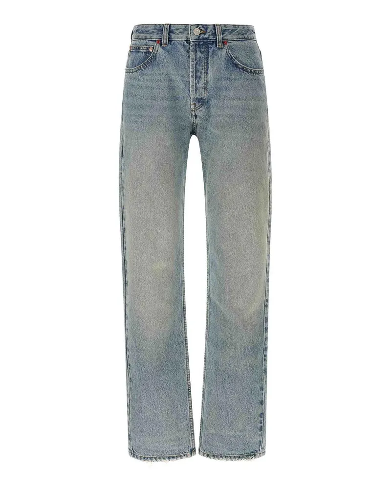 Isabel Marant Straight Leg Jeans - Hellblau Hellblau