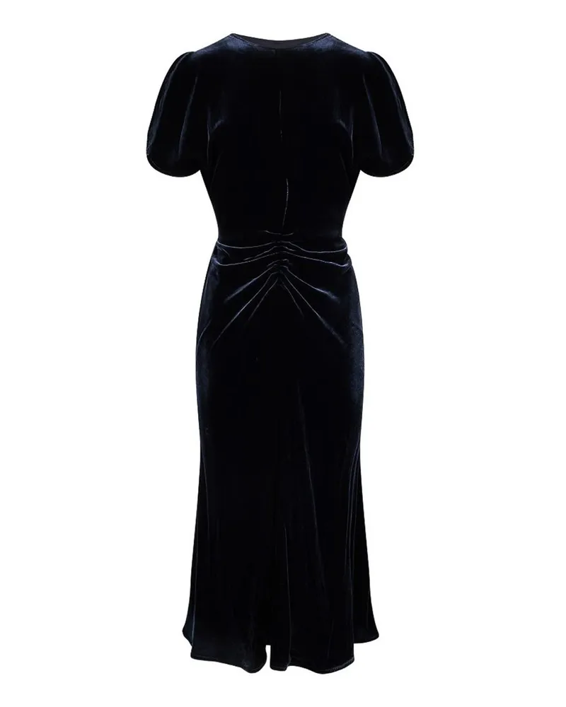 Victoria Beckham Knielanges Kleid - Dunkelblau Dunkelblau