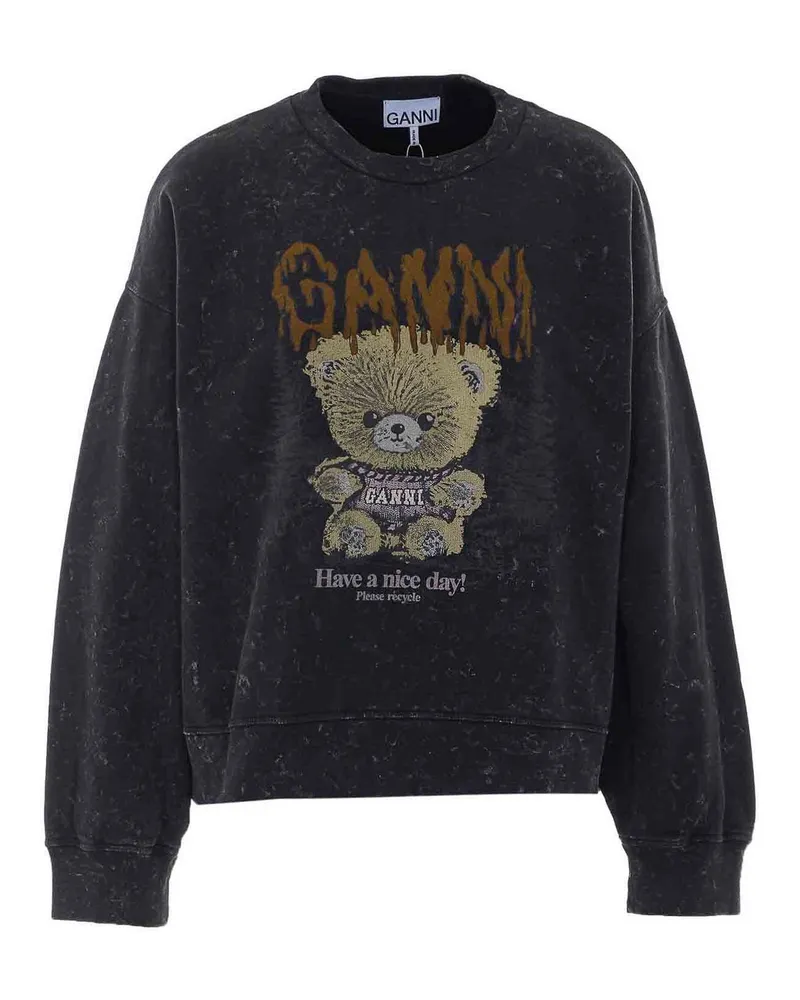 Ganni Sweatshirt - Grau Grau