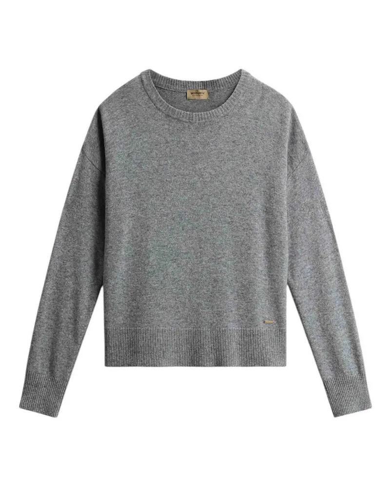 Woolrich Rundhalspullover - Grau Grau