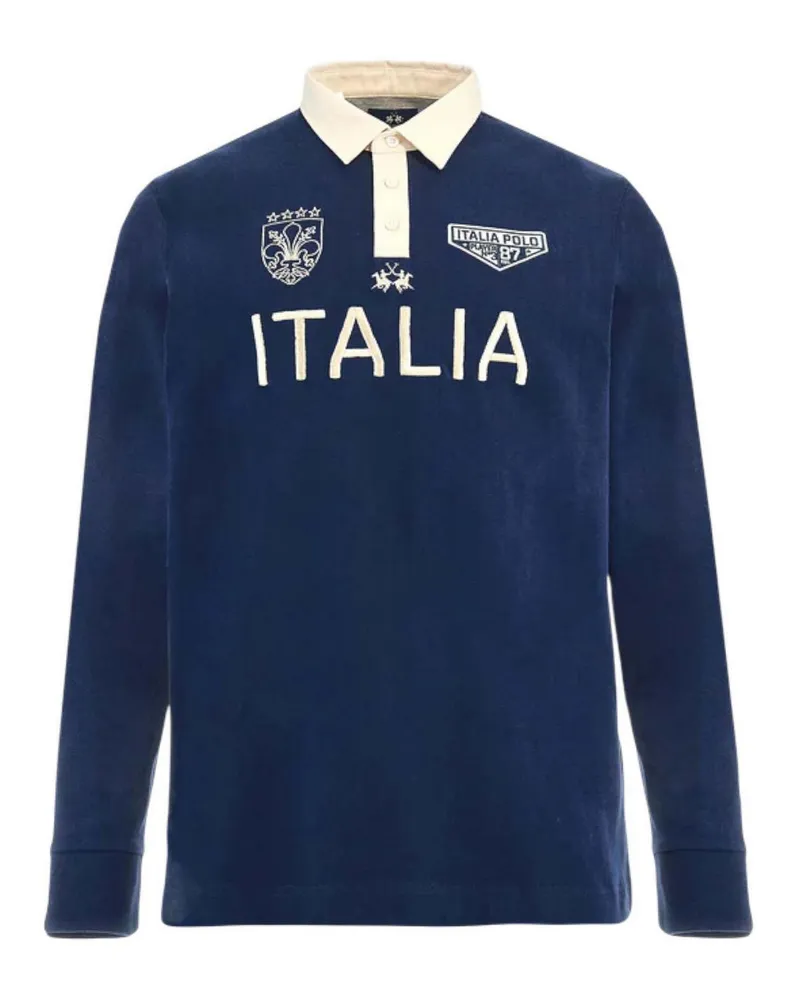 La Martina Poloshirt - Blau Blau