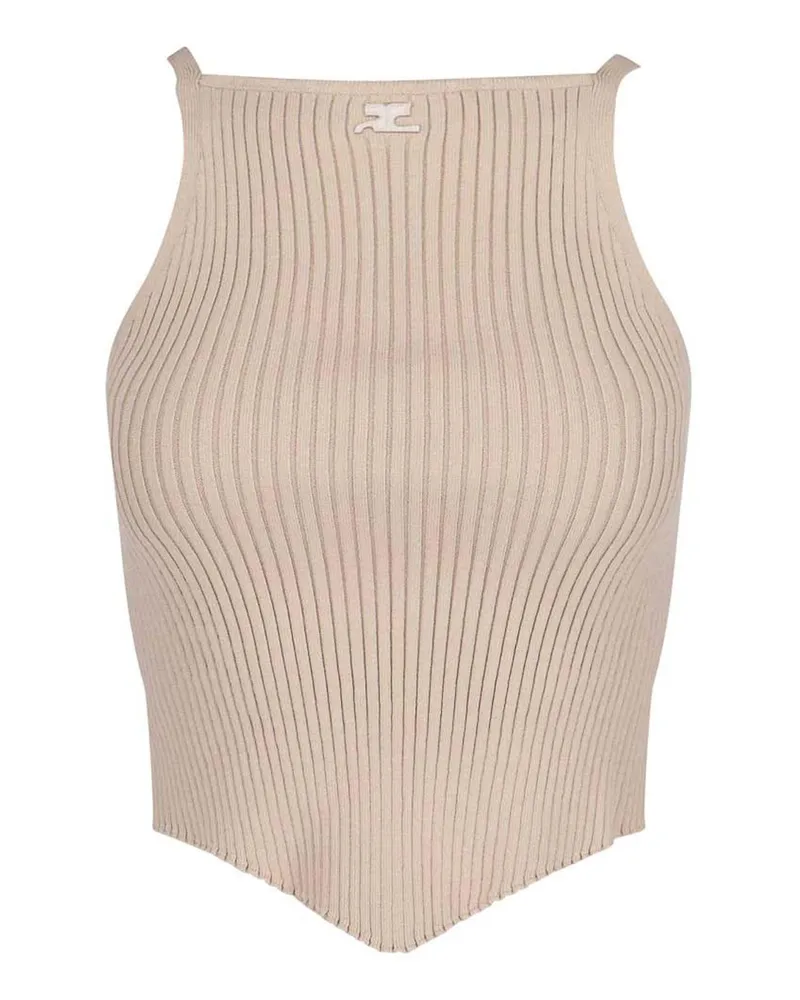 Courrèges U-Boot-Pullover - Beige Beige