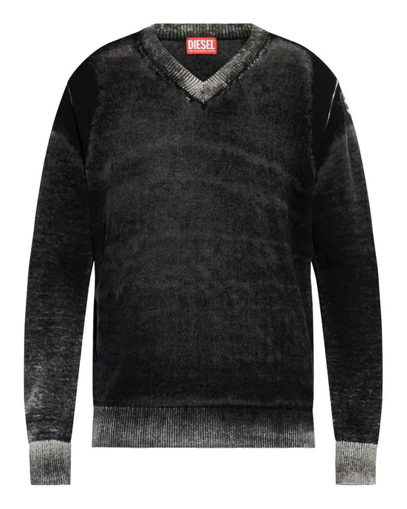 Diesel U-Boot-Pullover - Schwarz Schwarz