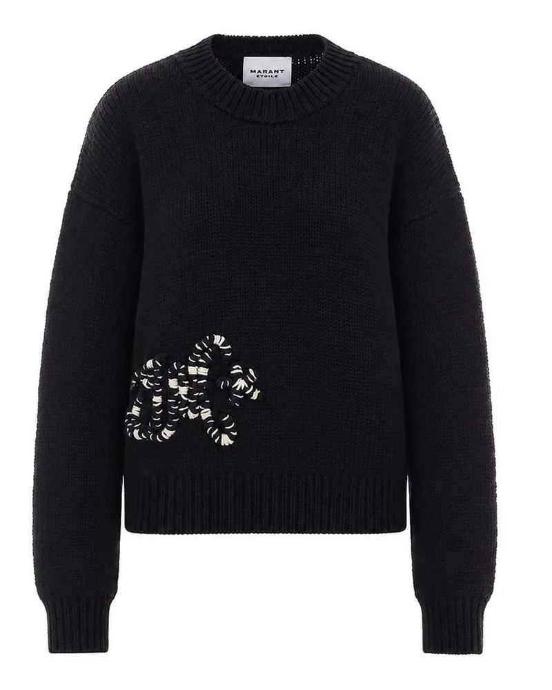 Étoile Isabel Marant Rundhalspullover - Schwarz Schwarz