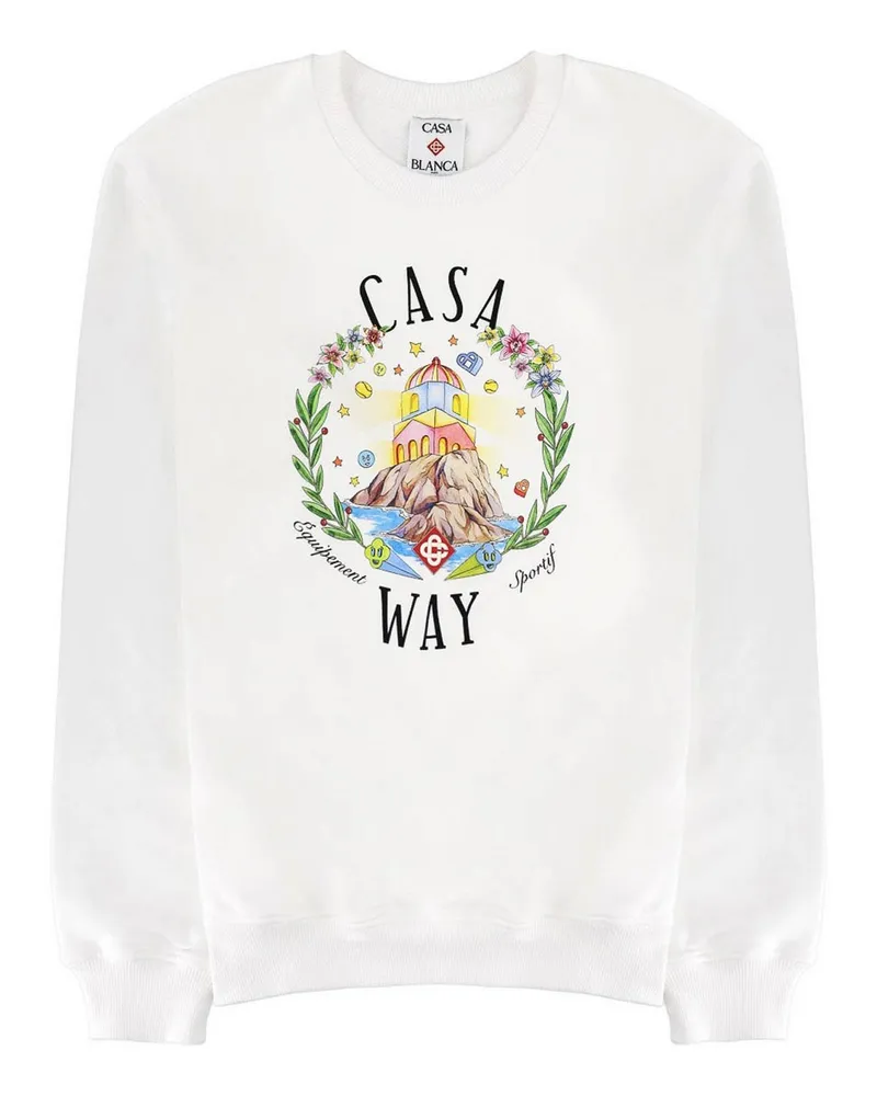 Casablanca Paris Sweatshirt - Weiß Weiß