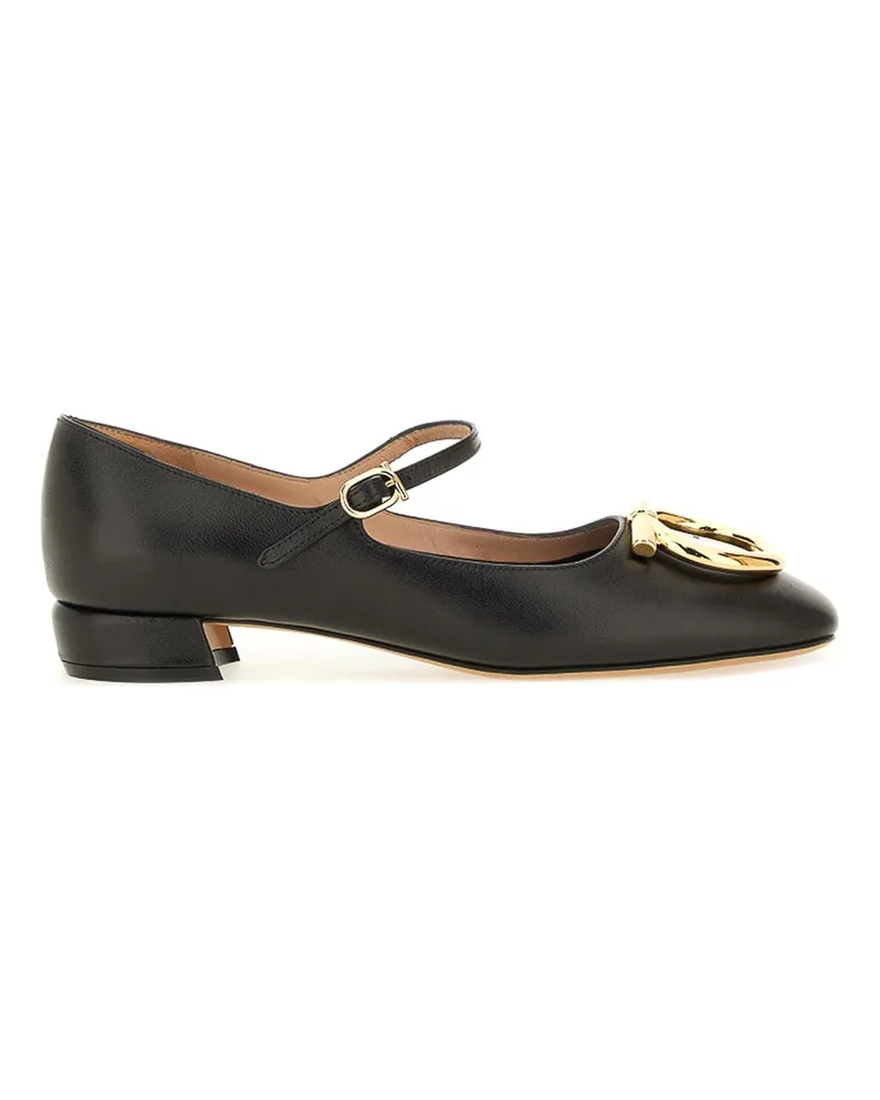 Ferragamo Ballerinas - Schwarz Schwarz
