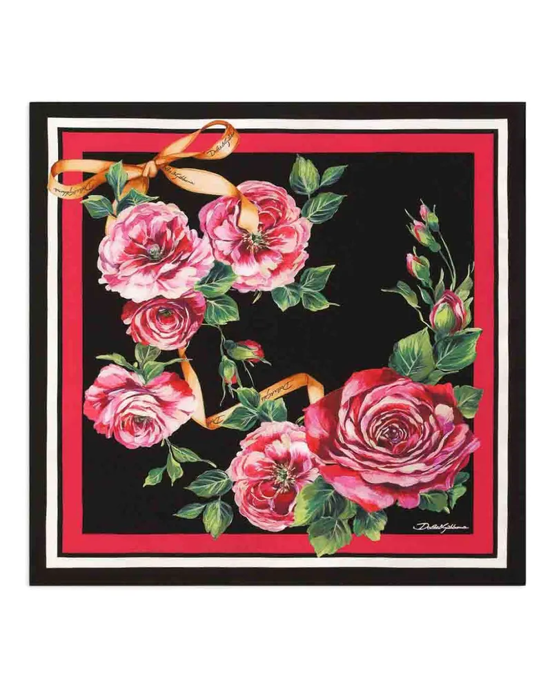 Dolce & Gabbana Stola - Schwarz Rot