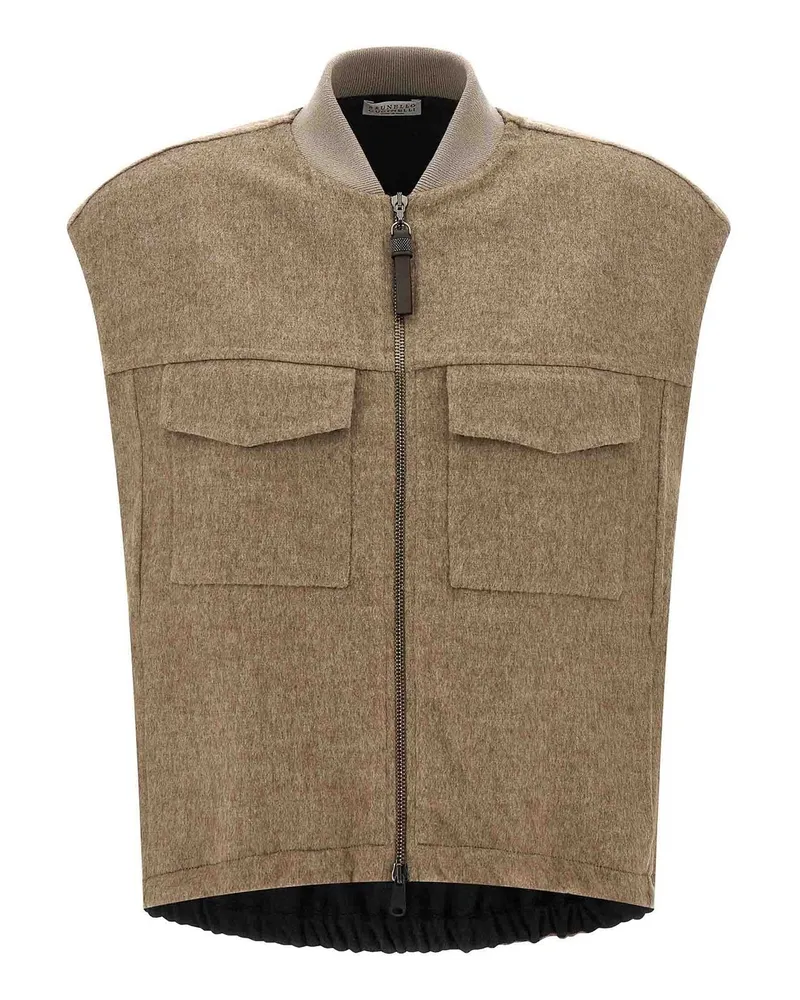 Brunello Cucinelli Weste - Beige Beige