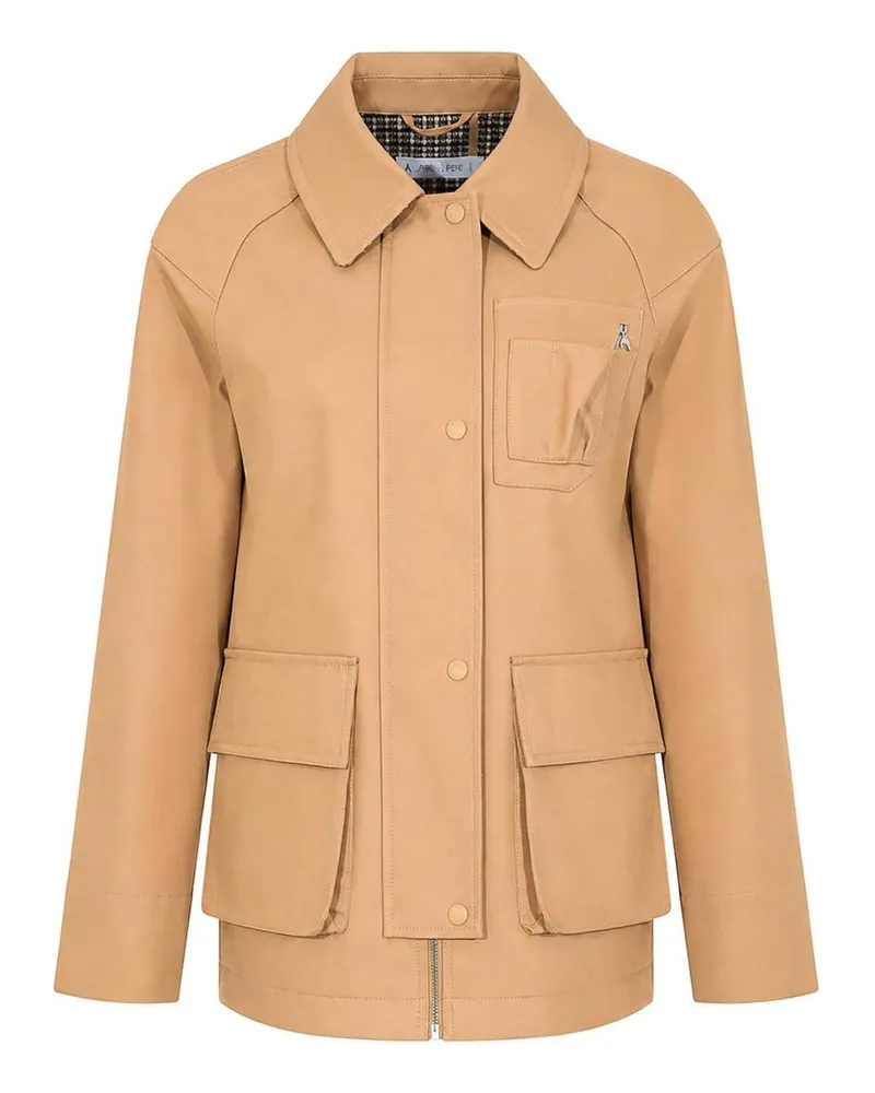 Patrizia Pepe Kurzer Mantel - Beige Beige