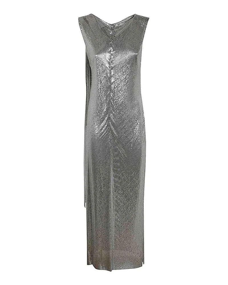 Paco Rabanne Kurzes Kleid - Silber Silber