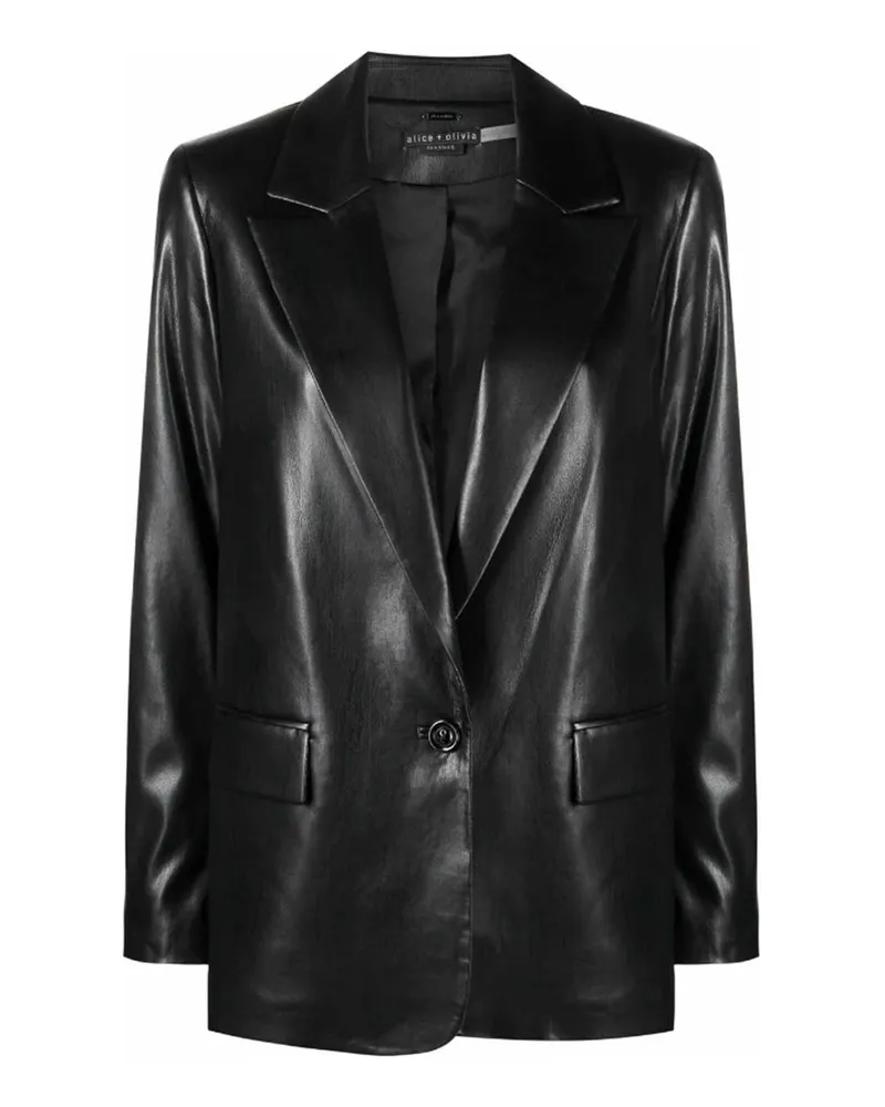 Alice + Olivia Blazer - Schwarz Schwarz