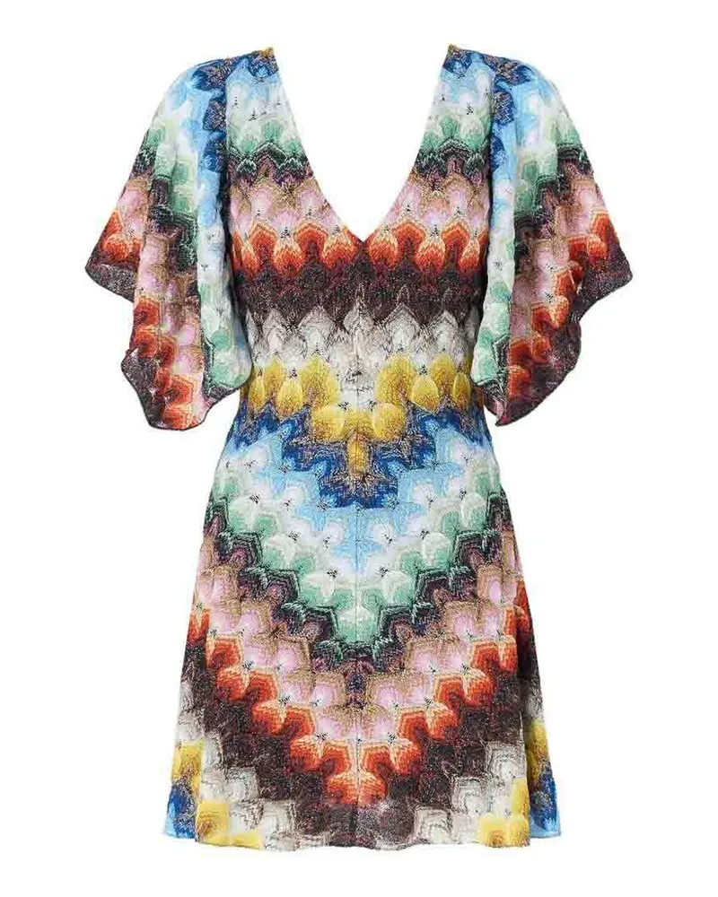 Missoni Kurzes Kleid - Bunt Bunt