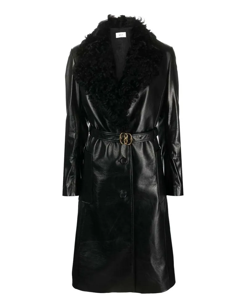 Bally Trenchcoat - Schwarz Schwarz