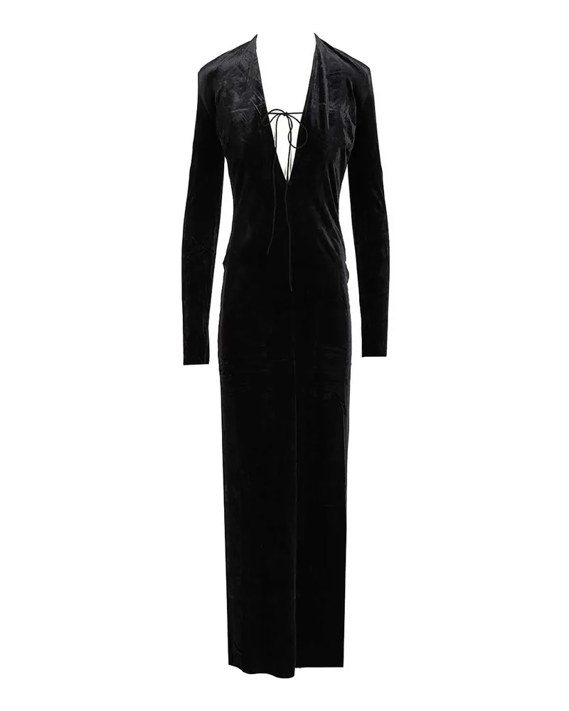 Amazuìn Maxikleid - Schwarz Schwarz