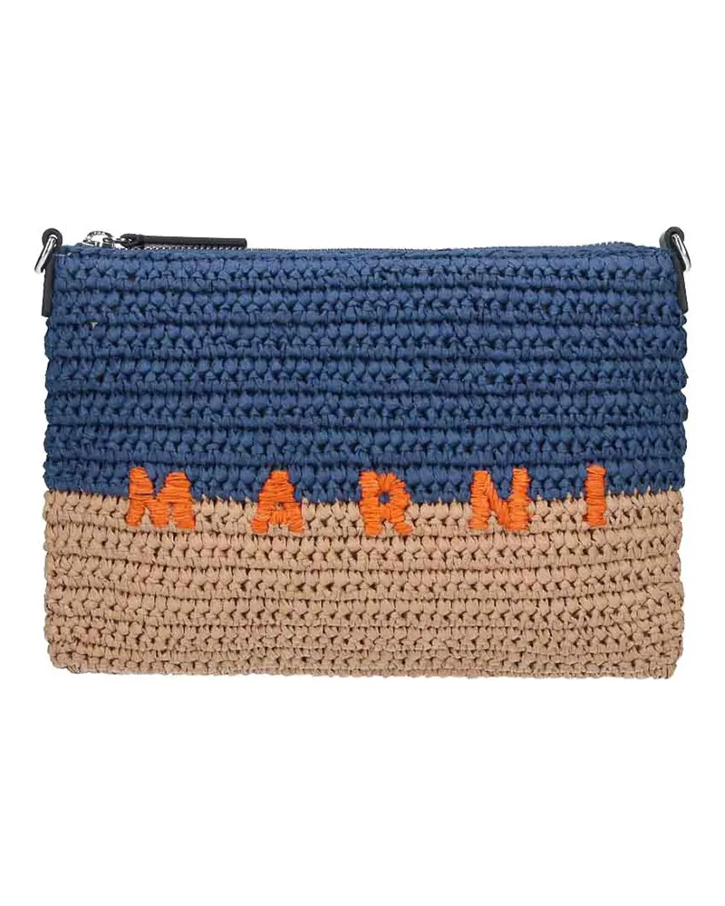 Marni Clutch - Blau Blau
