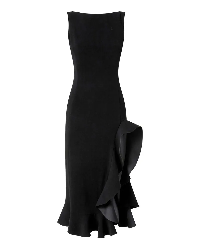 Pinko Knielanges Kleid - Schwarz Schwarz